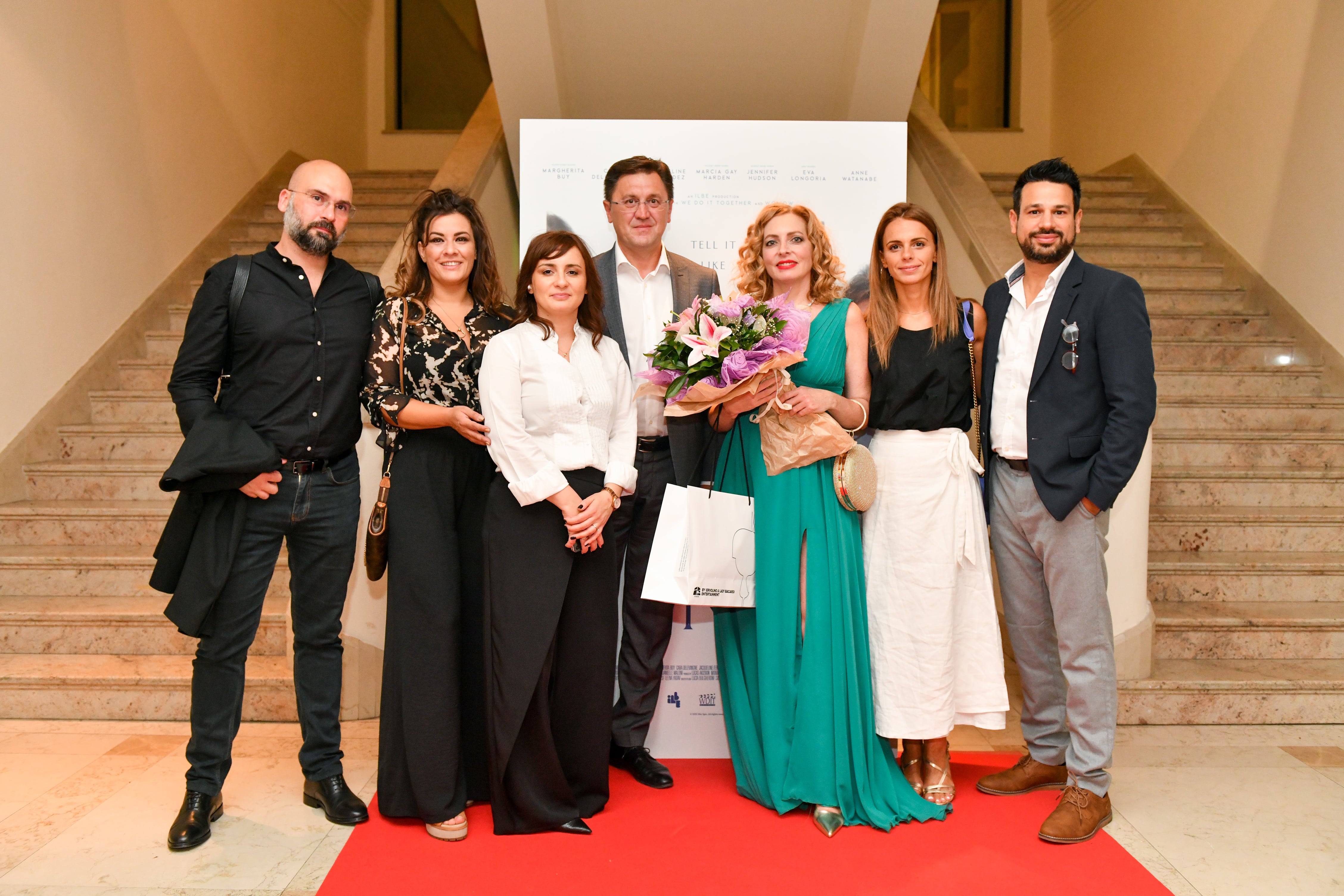 from the left: Bojan Kosovic and Tatjana Nikolic, Archangel Digital Studios and Bojana Zoric, Dragan Nikolic, Andjelka Jankovic, Peter Nalli with Chiara Tilesi 